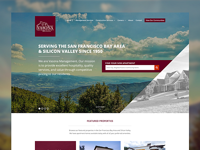 Modern Responsive Site flat design modern web design real estate design responsive design