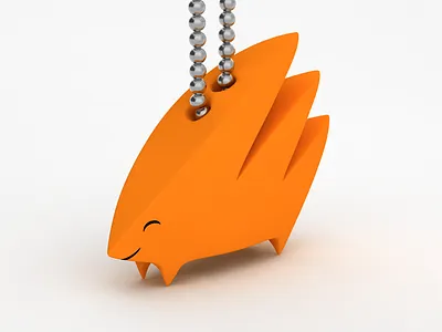 Yamaarashi keychain available via shapeways or make.dmm (JP) 3d keychain model molding print