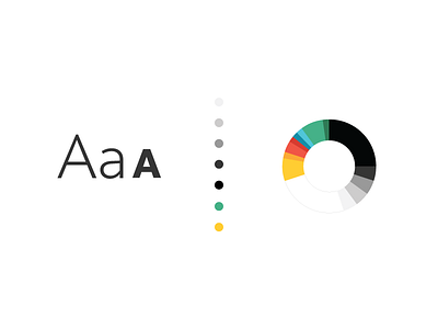 Canary Brand Elements brand branding canary chart color palette type typography