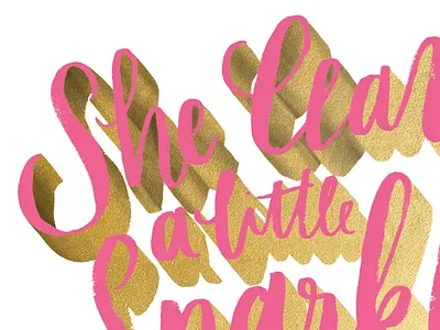 practicing a shadow technique 3d calligraphy hand lettering lettering script shadows sparkle