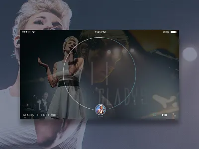 A New Video Player Experience hd icons iphone 6 plus mobile music pause player ui ux video