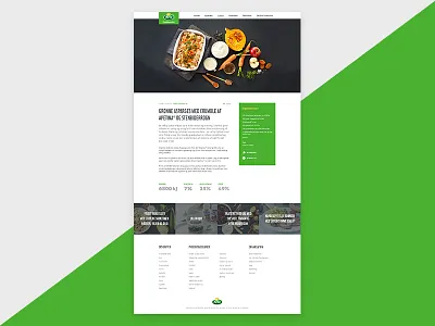 Recipe flat food recipe responsive ui web