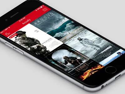 Movies List cinema clean ios iphone list movie premiere simple theater tickets ui