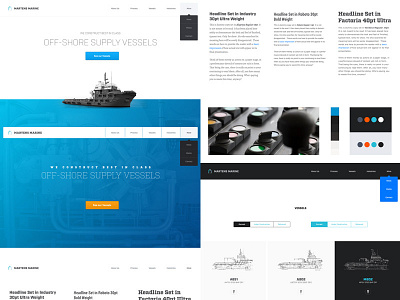 Vessel Element Collage element collage navigation photoshop responsive