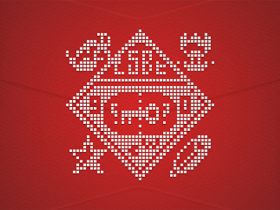 Secret Order of the Black Diamond Riddle Seal 8 bit graphic design illustration pixel riddle seal stamp
