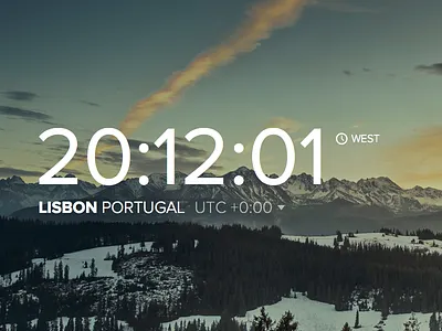 Playout Time city clock country entypo hours location minutes proxima nova seconds time timezone ui