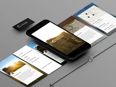 Castelnaudary WIP app branding icon identity ios7 ios8 iphone logo ui ux