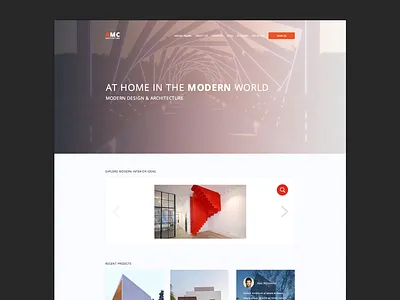 Amc Site WIP flat interface ui web web design website