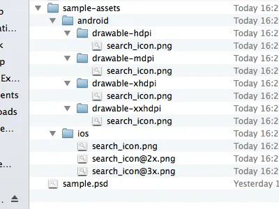 Creating multiple App assets with Photoshop android ios medium mobile photoshop