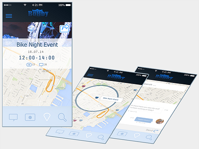 Bobby app design mobile uiux