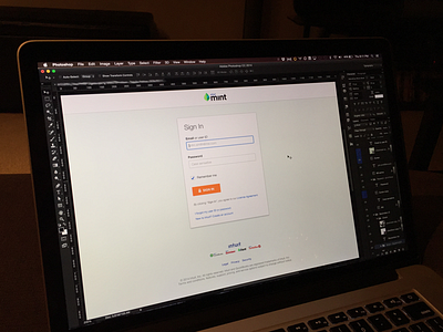 Mint Rebrand: Hosted Sign In financial intuit mint oii product design rebrand service sign in ui ux visual design