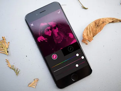DUO Color Controls color duotone flat hsb image ios iphone picker slider