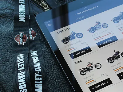 Harley Davidson app clean design flat harley ios ipad motorcycle ui ux white