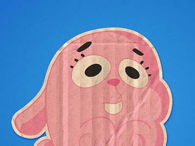 Bunny cartoon character design game illustration