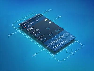 reAlocate App for call rates info app calls discounted information ios7 iphone tips ui ux