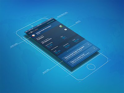 reAlocate App for call rates info app calls discounted information ios7 iphone tips ui ux
