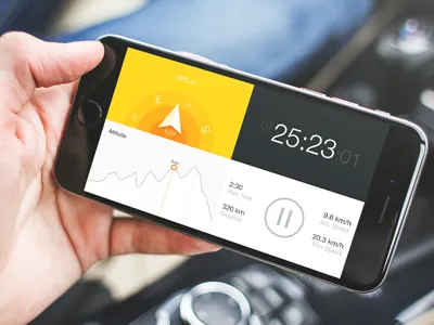 Gps Tracker - Mobile app app design gps gps tracker interface design ios design mobile application design mobile design place responsive design tracker ui design ux
