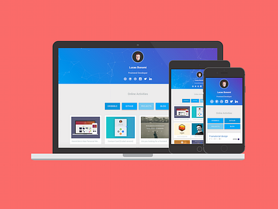 My website got a makeover. css css3 frontend material materialdesign redesign website