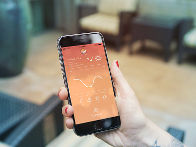 Weather Project App app degrees graph localisation weather