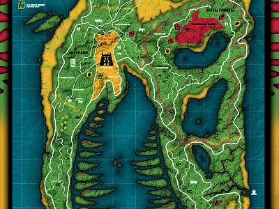 Dino Directory charts design diagram film graphic illustration jurassic map movie park poster typography