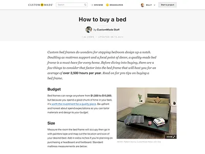 Responsive Buyer Guide Template articles atomic design clean content strategy flat product design responsive rwd ui user interface ux web