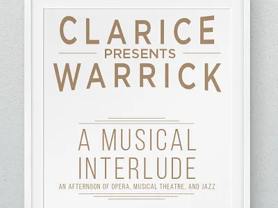 Musical Interlude Poster poster