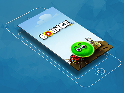 Bounce Me Splash Screen art mobile splash ui