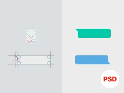Speech Bubbles bubble chat free golden ratio path psd speech
