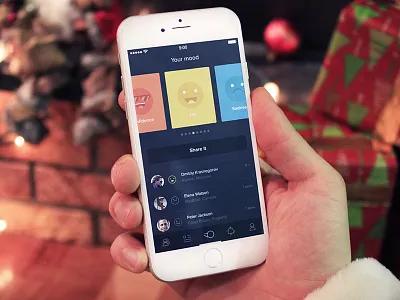 PalUp app connect friend icon interface ios iphone mood ui ux