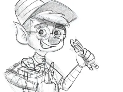 Free Photoshop Sketching Set brushes digital downloads elf free freebies pencil photoshop sketching