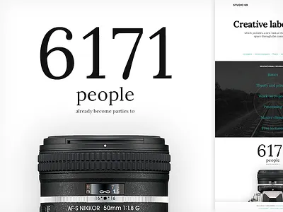 Studio website photo studio web website