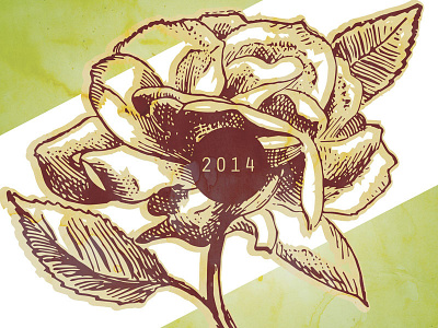 Mighty Like A Rose - Promo Poster illustration poster