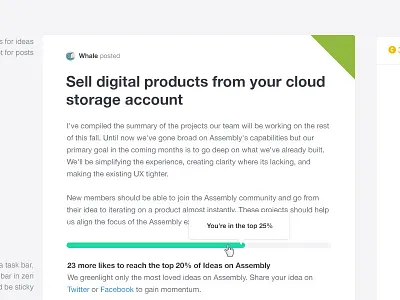 Big 'ol unified interface thing detail interface profile tasks thumbnails tiles unification