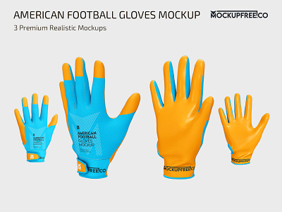 American Football Gloves Mockup american football gloves mockup mockups photoshop product psd template templates