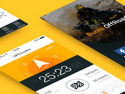 App design - GPS Tracker app design gps gps tracker interface design ios design mobile application design mobile design place responsive design tracker ui design ux