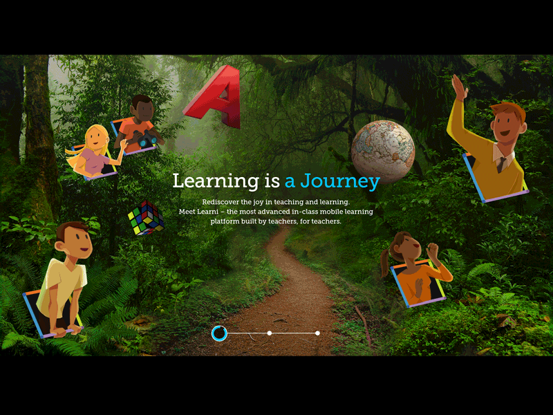 Leani Cover - Final children illustrations kids learn learning students teacher teaching