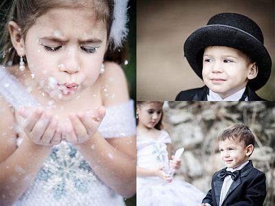 Winter kids photo winter