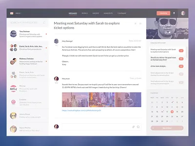 Reimagining Gmail concept design download freebie gmail google psd