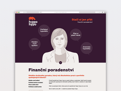 Hippohypo website adobe fireworks ars flat maquette microsite one page web website