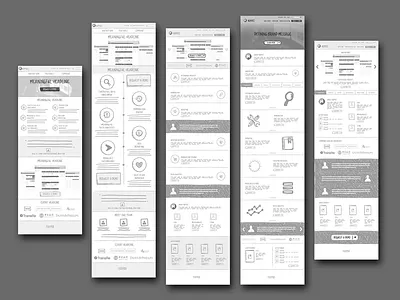 Low Fidelity - Sketchy Style - Wireframes Round 1 sketch sketchy wireframes
