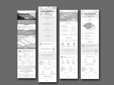 Low Fidelity - Sketchy Style - Wireframes Round 2 sketch sketchy wireframes