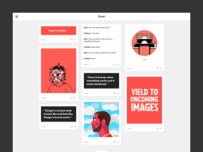 Coral Tumblr Theme design download flat free freebie github template theme tumblr tumblr theme web web design