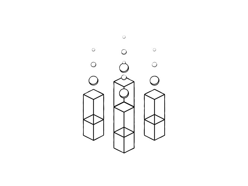 shape toss after animation effects geometric gif graphics motion