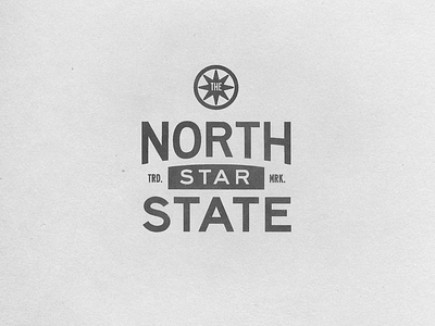 Minnesota Warm Up Series #2 badge minnesota mn north star state star type typography warm up series