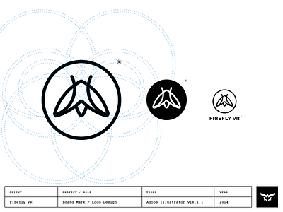 Firefly VR - Logo / Brand Mark Design brandmark firefly identity logo design