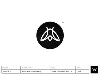 Firefly VR - Logo / Brand Mark Design brand icon brandmark firefly identity logo design