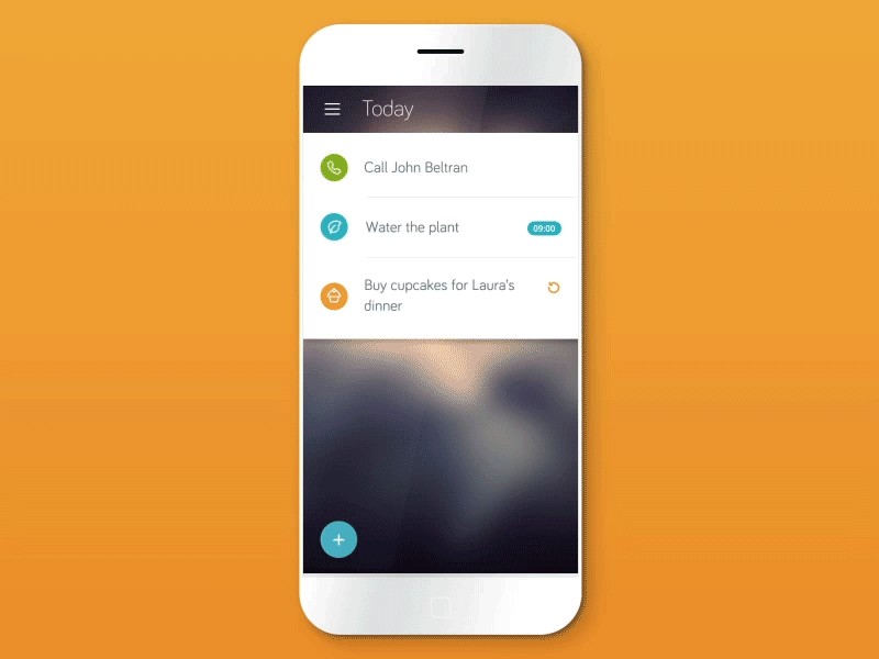 Task app concept animation animation app concept flat google later material procrastinatelikeapro swipe task wunderlist
