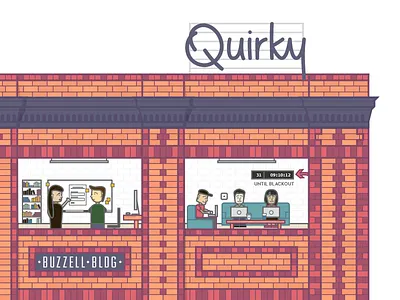 Quirky San Francisco brick building illustration quirky san francisco soma