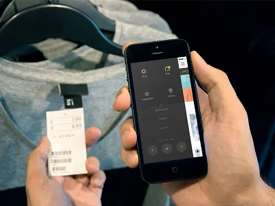 Storex iPhone App Side Navigation ecommerce free iphone mobile navigation shop side store template