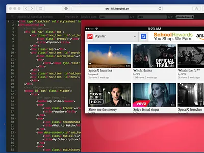 Mobile UI Mockup System design html5 mobile mockup ui